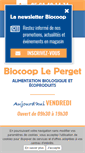 Mobile Screenshot of biocoop-leperget.com